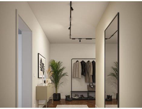 Oprawa na szynoprzewód VEYA LENSIA LED 6W 560lm IP20 3000K 48V DC  czarny matowy / aluminium - 5