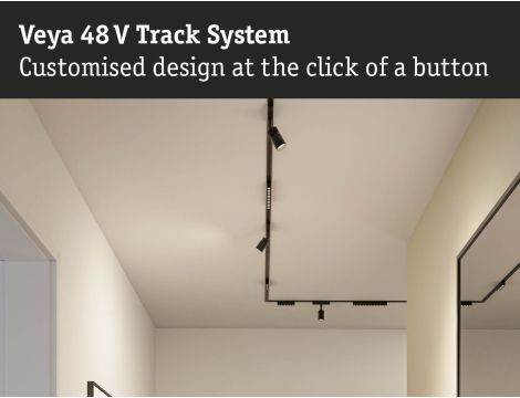 Oprawa na szynoprzewód VEYA LENSIA LED 11,5W 1150lm IP20 3000K 48V DC czarny matowy / aluminium - 8