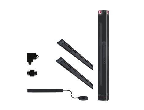 Zestaw bazowy systemu szynowego VEYA czarny matowy / aluminium - 6