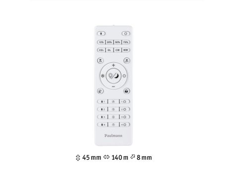 Pilot systemu VEYA 2xAAA 1.5V biały / tworzywo sztuczne - 8