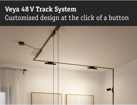 Reflektor na szynoprzewód VEYA ZENOR LED 7,5W 850lm IP20 3000K 48V DC czarny matowy / aluminium - 7