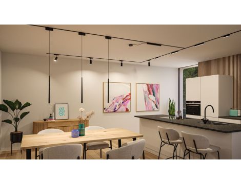 Reflektor na szynoprzewód VEYA ZENOR LED 7,5W 850lm IP20 3000K 48V DC czarny matowy / aluminium - 4