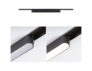 Oprawa na szynoprzewód VEYA JORIN LED 10W 1500lm IP20 2700K-6500K 48V DC czarny matowy / aluminium