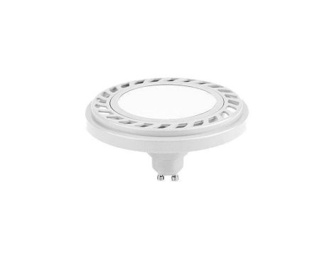 Żarówka ES111 gu10 led 9W NW Ściemnialna neutralna biała AR111 biała obudowa W/NW