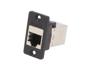 Łącznik RJ45 - RJ45 Kat 5e 8p8c SLIM ekranowane 29mm plastik CP30620S