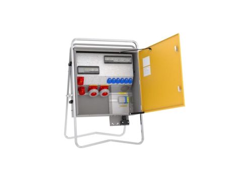 Rozdzielnica budowlana elBOX-XL Z125-021106 IP44 zaciski 5x95 mm2, gn. 6xGK 230V 16A, 1xCEE 16A, 1xCEE 32A, 2xCEE 63A, 3xRCCB 6k