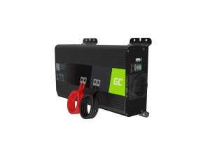 Przetwornica napięcia Inwerter Green Cell PRO 12V na 230V 500W/1000W Czysta sinusoida
