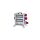 Rozdzielnica budowlana elTOWER-S W63-002206 IP44 wtyk CEE 63A gn: 6xGK 230V 16A 2xCEE 16A 2xCEE 32A 1xRCCB 6kA, 53406012