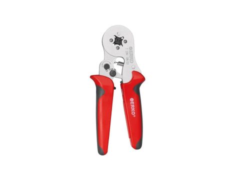 Zaciskarka Praska do tulejek kablowych 0,5-10mm2 z matrycą czworokątną ERKO