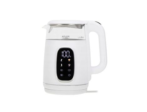 Czajnik Adler 2200W 1,7L z reg temp AD1305WS biało-srebrny