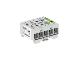 Złączka OTL16-5x szary, niebi, żół-ziel 5x1xAl/Cu 1,5-16mm 1000V AC/1500V DC Zacisk uniwersalny mocowanie na szynę MAA5016A10