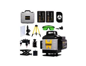 Poziomica laserowa BESTEN BE0002848 4D 16 linii zielony laser 532 nm statyw 118 cm zestaw PRO 1 szt.