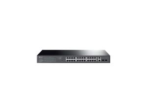 Switch 24x RJ45 1000Mb/s PoE+, 2x RJ45 1000Mb/s, 2x SFP, 250W TP-Link TL-SG1428PE