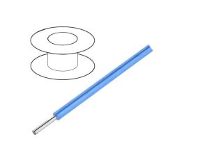 3051/1-BL001 Przewód HookUp Wire d: 22AWG drut Cu PVC niebieski 300V 305m