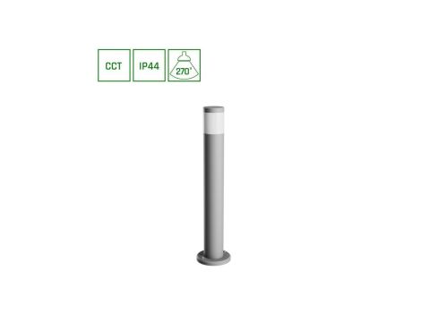 STELLA COLUMN GU10 6W CCT 230V 270ST IP44 IK08 175X722MM SZARY OKRĄGŁA