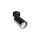 SQUALLA VARIOSA GU10 KINKIET 230V IP20 55x100x165MM CZARNY OKRĄGŁA