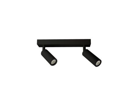MADARA SLIM 2 X MR11 BAZA 230V IP20 260x54x160 CZARNY RUCHOMA