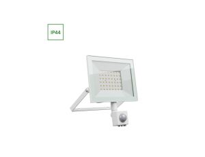 NOCTIS LUX 4 NAŚWIETLACZ 50W WW 230V IP44 176x221x53mm BIAŁY czujnik ruchu PIR