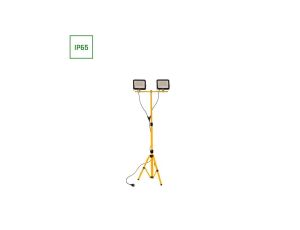 Zestaw naświetlacz 2x50W 8300lm 4000K IP65 + TRIPOD statyw roboczy