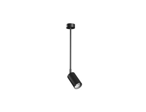 VARIOSA GU10 BAZA 230V IP20 55X100X450MM CZARNY OKRĄGŁA