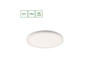 NYMPHEA FLAT DUO 24W CCT 230V 120ST IP54 FI292X26MM BIAŁY OKRĄGŁA