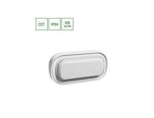 Oprawa owalna LED PASTILO 10W 1200lm 3CCT IP54 IK10 205x105x47mm biały