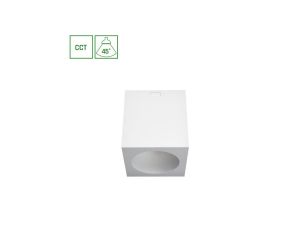 Oprawa downlight LED CHLOE COMPLETE 7W 560lm CCT 45st 90x90x100mm biały