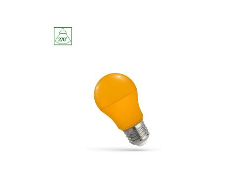 LED GLS E-27 230V 4.9W POMARAŃCZOWY SPECTRUM