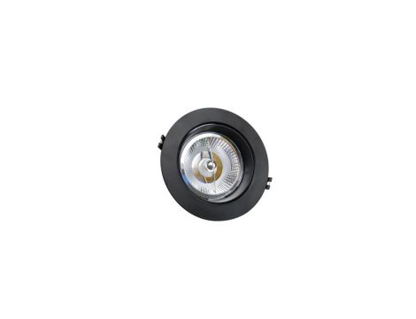 MDD MAXI PC UNO ROUND AR111 GU10 X 1 IP20 FI165x41MM CZARNY