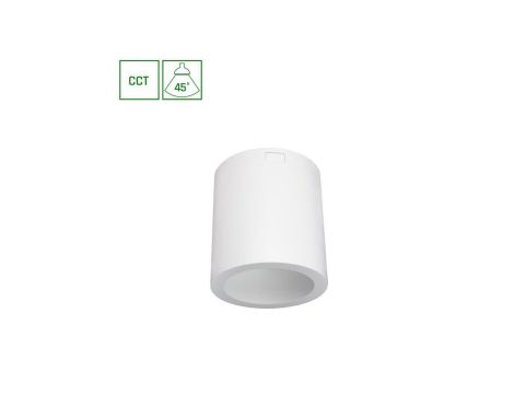 CHLOE COMPLETE NATYNKOWA 7W CCT 230V 45ST IP20 UGR19 FI90X100MM BIAŁY OKRĄGŁA