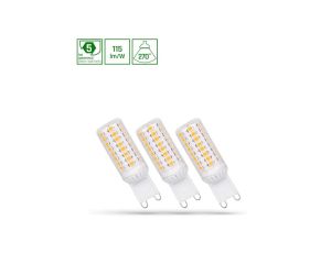 LED G9 230V 4W CW DIMMABLE SMD 5 LAT PREMIUM SPECTRUM 3-PACK