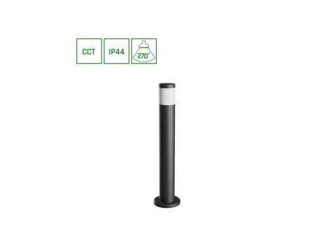 STELLA COLUMN GU10 6W CCT 230V 270ST IP44 IK08 175X722MM CZARNY OKRĄGŁA
