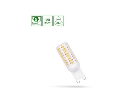 LED G9 230V 4.5W WW SMD 5 LAT PREMIUM SPECTRUM