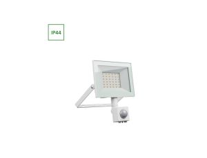 NOCTIS LUX 4 NAŚWIETLACZ 30W CW 230V IP44 141x185x53mm BIAŁY czujnik ruchu PIR