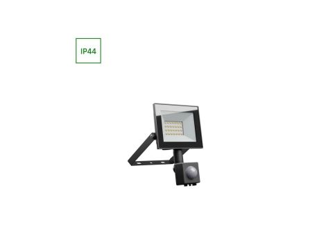 NOCTIS LUX 4 NAŚWIETLACZ 20W NW 230V IP44 116x174x53mm CZARNY czujnik ruchu PIR