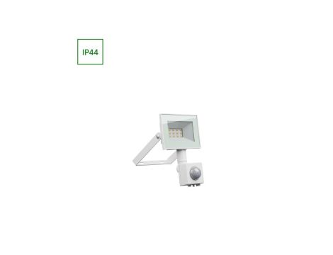 NOCTIS LUX 4 NAŚWIETLACZ 10W WW 230V IP44 94x150x53mm BIAŁY czujnik ruchu PIR
