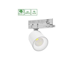 Projektor na szynoprzewód ARTEMIDA MINI 6.5-20W 3000K 36/60st. biały 5 lat gw.