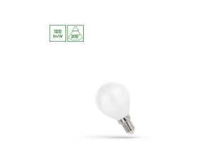 LED KULKA E-14 230V 1W COG NW MILKY SPECTRUM