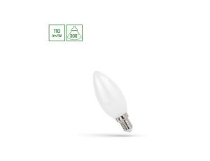 LED ŚWIECOWA E-14 230V 1W COG NW MILKY SPECTRUM
