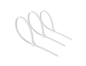Opaski zaciskowe kablowe 2,5x80mm białe 100szt. ERKO