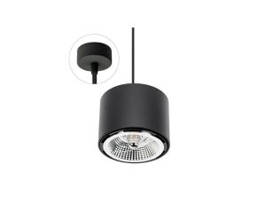 Oprawa wisząca CHLOE AR111 GU10 120x85mm czarny kabel 1,5m