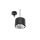 CHLOE AR111 NATYNKOWA GU10 250V IP20 120x85mm CZARNY okrągła nieruchoma baza okrągła kabel 1,5m