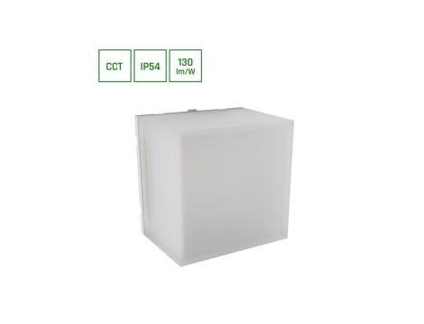 SCATOLLO 5W CCT 230V IP54 100x100x75MM BIAŁY ELEWACYJNA