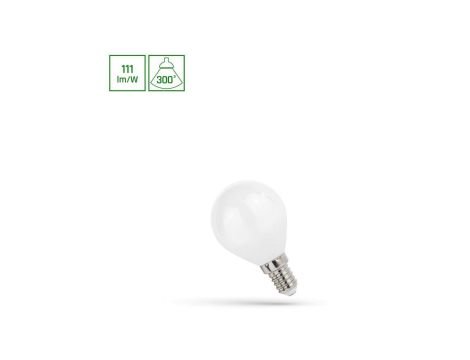 LED KULKA E-14 230V 5.5W COG WW MILKY SPECTRUM