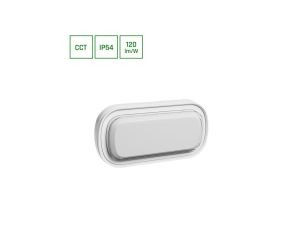 Oprawa owalna LED PASTILO 15W 1650lm 3CCT IP54 IK10 266x137x47mm biały