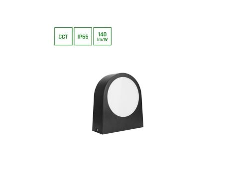 VERSA 15W CCT 230V 100ST IP65 70X180x196MM CZARNY ELEWACYJNA