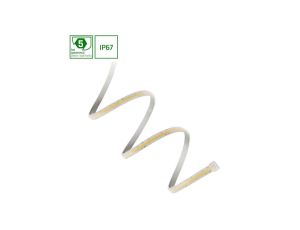 Pasek LED 55W (15W) COB 24V 3000K 5 lat 1M /rolka 5m/ - w silikonie mattcoated IP67