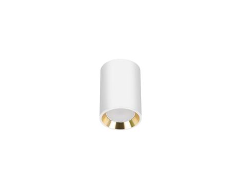 CHLOE GU10 MINI NATYNKOWA GU10 250V IP20 70x100mm BIAŁY, ŚRODEK ZŁOTY okrągła