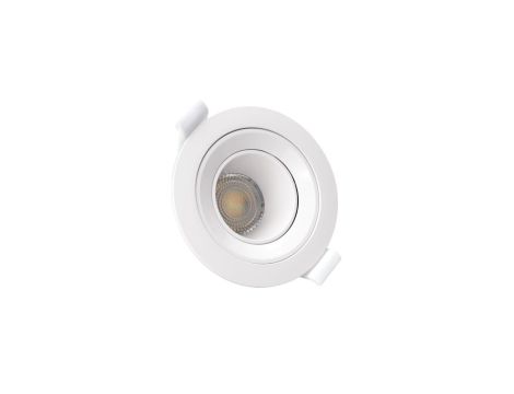 FIALE CORE DEEP GU10 OCZKO GU10 IP20 FI86X34MM BIAŁY OKRĄGŁA RUCHOMA