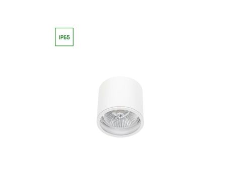 CHLOE AR111 NATYNKOWA GU10 250V IP65 120x115mm BIAŁY okrągła nieruchoma